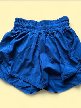 Lululemon Navy Blue Tracker Shorts